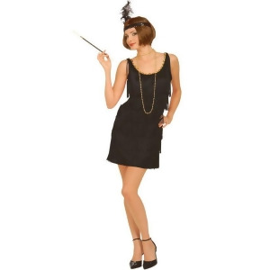 Black Flapper Adult Plus Costume - X-Large