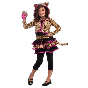 Leopard Hoodie Child Costume - Small