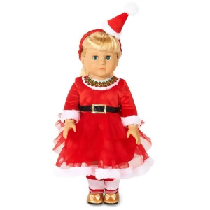 Christmas Diva 18 Doll Costume - All