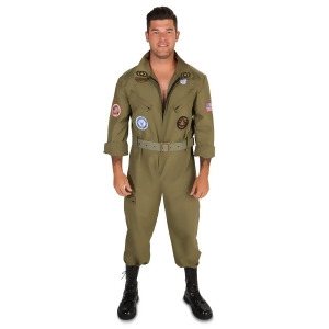 Military Fighter Pilot Jumpsuit Adult Costume - Medium
