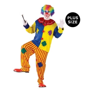 Big Top Clown Adult Plus Costume - Plus