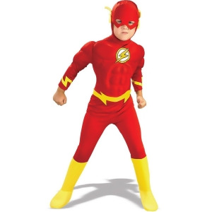 Dc Comics The Flash Muscle Chest Deluxe Toddler/Child Costume - Small