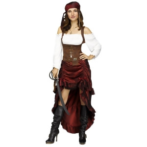 Pirate Queen Adult Costume - Small/Med
