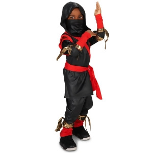 Black Red Ninja Toddler Costume - Toddler 2-4