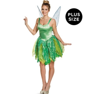 Disney Fairies Womens Plus Size Tinker Bell Prestige Costume - X-Large