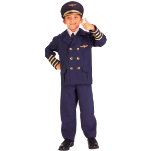 Airline Pilot Child Costume - Medium