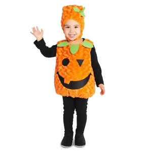 Plush Belly Pumpkin Toddler Costume - Toddler 2-4