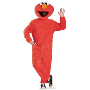 Sesame Street Elmo Plush Prestige Costume For Adults - X-Large