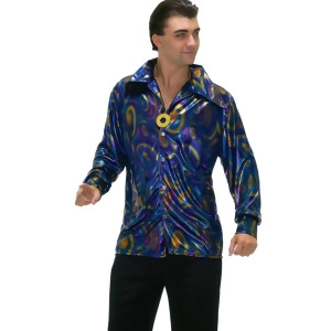Dynomite Dude Disco Shirt Adult Costume - Standard