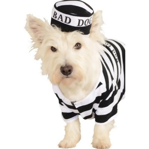 Prisoner Dog Pet Costume - Medium