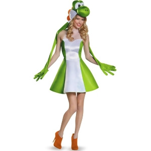 Super Mario Bros Yoshi Womens Costume For Adults - Small