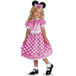 Disney Clubhouse Minnie Mouse Pink Toddler / Child Costume - Toddler 2-4