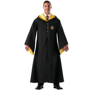 Harry Potter Hufflepuff Replica Deluxe Robe Adult Costume - One Size