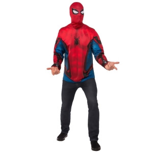 Spider-man Homecoming Spider-Man Adult Costume Top - X-Large