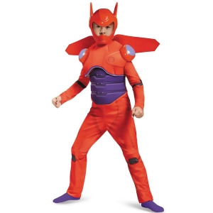 Big Hero 6 Kids Deluxe Baymax Muscle Costume - Large