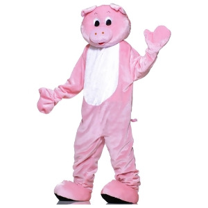 Pig Plush Economy Mascot Adult Costume - One Size