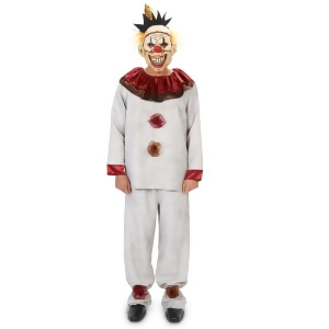 Scary the Carnival Clown with Mask Adult Costume - X-Large