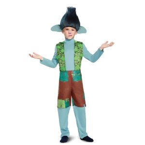 Trolls Branch Deluxe Child Costume with Wig - 6-Apr