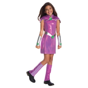 Girls Starfire Deluxe Costume - Large