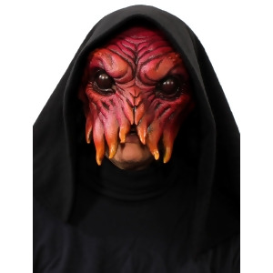 Ink Blot Half Mask w/ Hood One Size - All