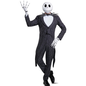 Mens Jack Skellington Prestige Costume - XX-Large