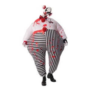 Inflatable Evil Clown Adult Costume One-Size - One-Size