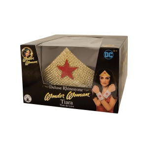 Dc Superhero Wonder Woman Deluxe Tiara One-Size - One-Size