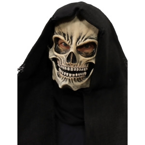 Grim Skull Overhead Moving Mouth Mask One Size - All