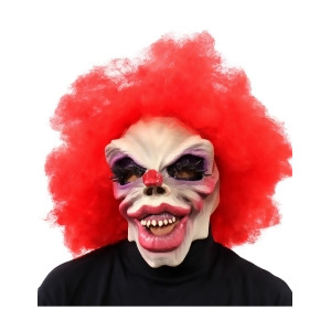 Fanny Bones Full Mask w/ Red Wig One Size - All