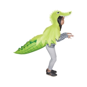 Alligator Hoodie with Inflatable Tail One-Size - One-Size