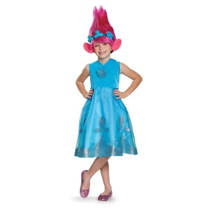 Trolls Poppy Deluxe Child Costume with Wig - 4-6X