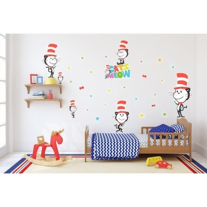 Dr. Seuss Cats Meow Cat in the Hat Giant Wall Decal - All
