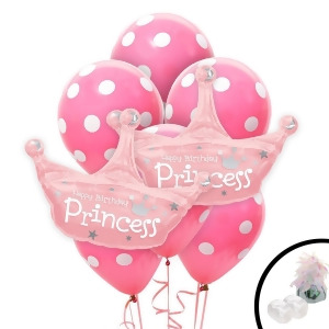 Princess Crown Jumbo Balloon Bouquet - All