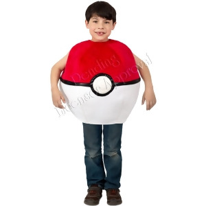 Pokemon Pokeball Child Costume - 8-10