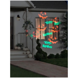 Happy Halloween Whirl-a-Motion with Strobe Projection Light - All