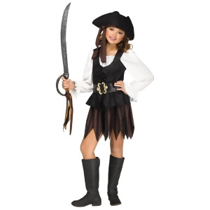 Rustic Pirate Maiden Child Costume - X-Large