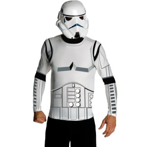 Mens Stormtrooper Top and Mask Set - Medium