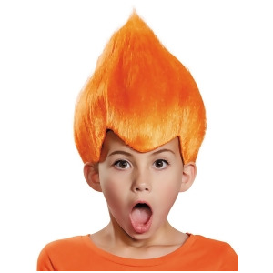 Orange Troll Child Wig - All