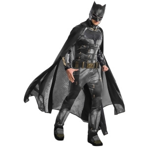 Justice League Mens Grand Heritage Tactical Batman Costume - X-Large