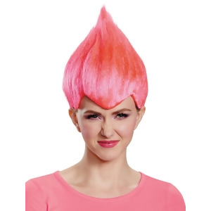 Pink Troll Adult Wig - All