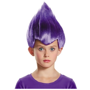 Purple Troll Child Wig - All