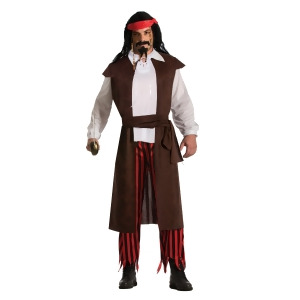 Mens Buccaneer Baron Pirate Costume - Standard