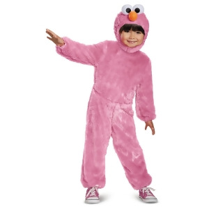 Pink Elmo Comfy Fur Child Costume - 4-6X