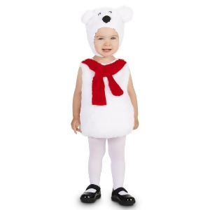 Cozy Polar Bear Toddler Costume - Toddler 2-4T