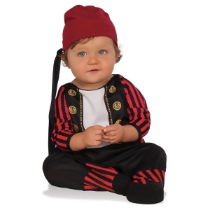 Boys Infant Todder Pirate Cutie Costume - Infant 6-12M