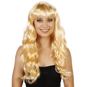 Blonde with Bangs Adult Wig - All