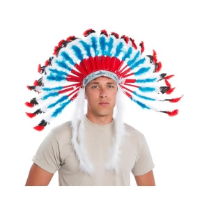 Western Authentic Indian Headdress Adult - All