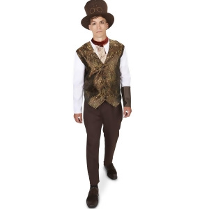 Steampunk Man with Neck Piece Adult Costume - Large