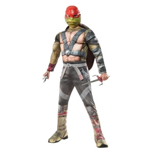 Boys Tmnt Deluxe Raphael Costume - Small