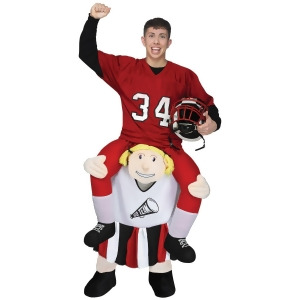 Ride a Cheerleader Adult Costume - One Size
